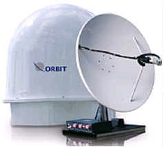 ORBIT Quad Ku-Band Maritime Stabilized TVRO System / AL-7204